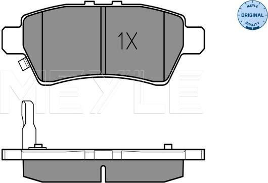 Meyle 025 242 4016/W - Bremžu uzliku kompl., Disku bremzes www.autospares.lv