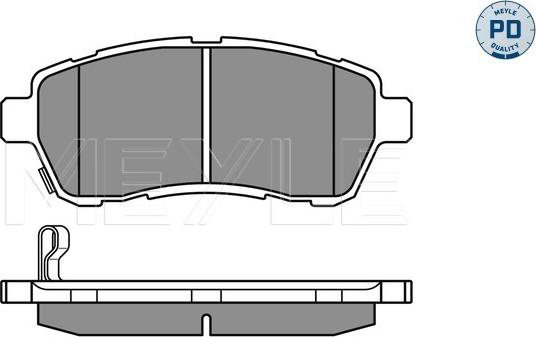 Meyle 025 242 8316/PD - Bremžu uzliku kompl., Disku bremzes www.autospares.lv