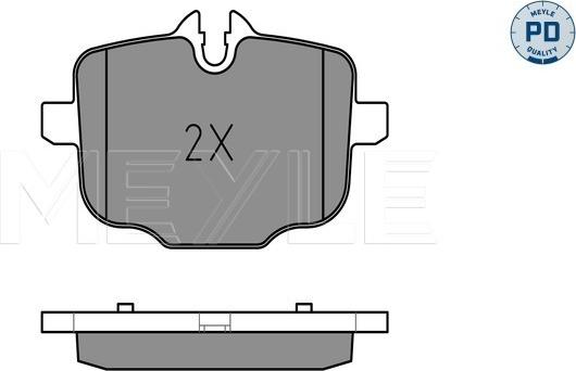 Meyle 025 247 0318/PD - Bremžu uzliku kompl., Disku bremzes autospares.lv