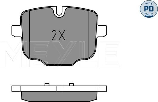 Meyle 025 247 0318/PD - Bremžu uzliku kompl., Disku bremzes autospares.lv