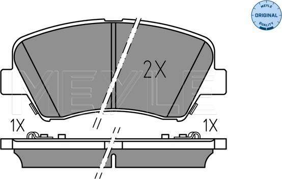 Meyle 025 256 9218 - Bremžu uzliku kompl., Disku bremzes www.autospares.lv