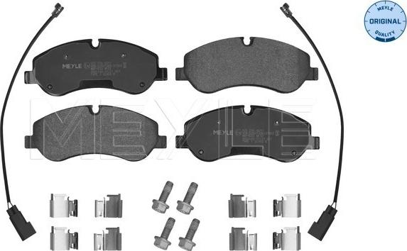 Meyle 025 256 0217 - Bremžu uzliku kompl., Disku bremzes www.autospares.lv