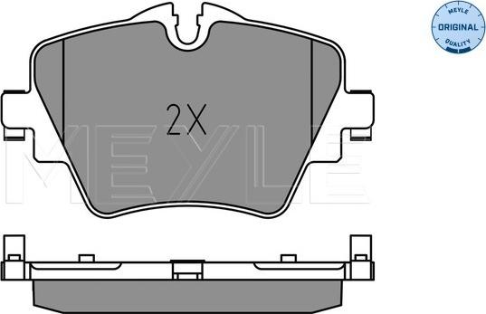 Meyle 025 256 1718 - Bremžu uzliku kompl., Disku bremzes www.autospares.lv