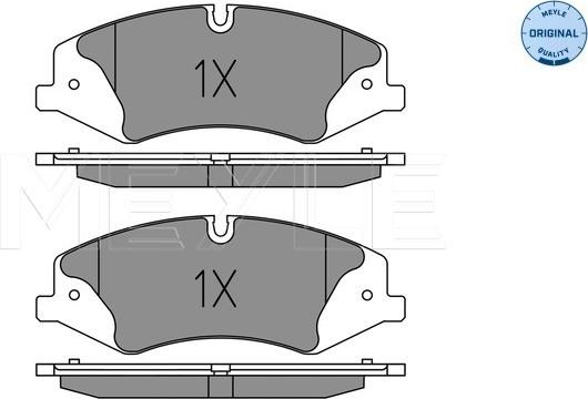 Meyle 025 250 2119 - Bremžu uzliku kompl., Disku bremzes www.autospares.lv