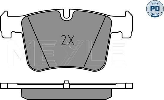 Meyle 025 251 9919/PD - Bremžu uzliku kompl., Disku bremzes www.autospares.lv