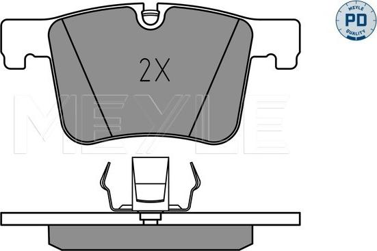 Meyle 025 251 9919/PD - Bremžu uzliku kompl., Disku bremzes www.autospares.lv