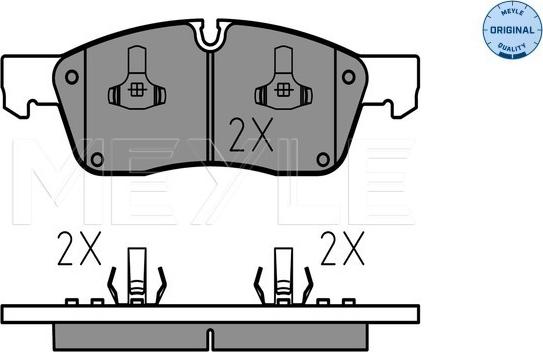 Meyle 025 251 9021 - Bremžu uzliku kompl., Disku bremzes autospares.lv