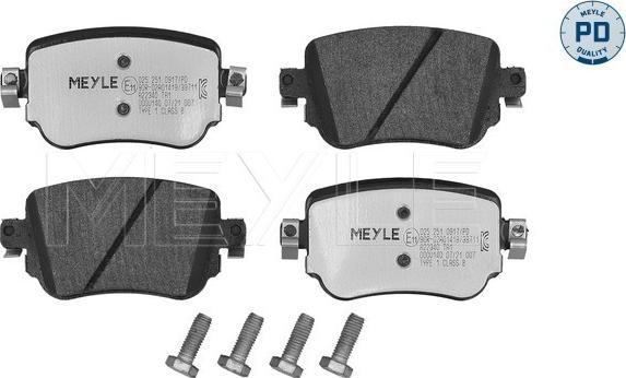 Meyle 025 251 0917/PD - Bremžu uzliku kompl., Disku bremzes www.autospares.lv