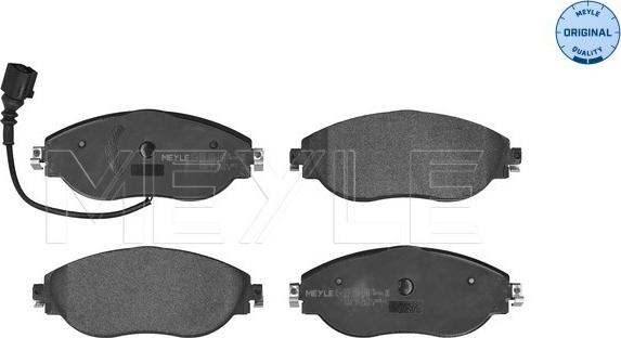 Meyle 025 251 1720/W - Brake Pad Set, disc brake www.autospares.lv