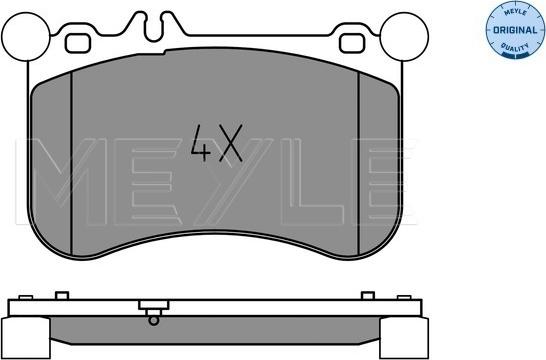 Meyle 025 252 1917 - Bremžu uzliku kompl., Disku bremzes www.autospares.lv