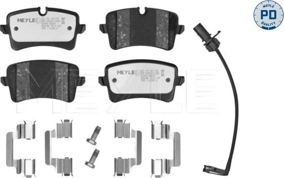 Meyle 025 252 1417/PD - Bremžu uzliku kompl., Disku bremzes www.autospares.lv