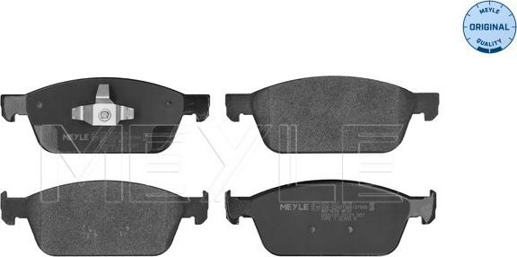 Meyle 025 257 3618 - Brake Pad Set, disc brake www.autospares.lv