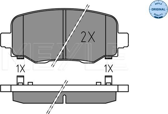 Meyle 025 257 3318 - Bremžu uzliku kompl., Disku bremzes www.autospares.lv