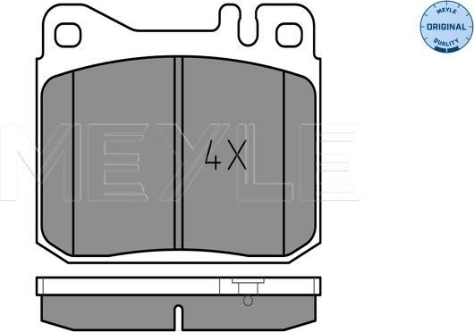 Meyle 025 203 9215 - Bremžu uzliku kompl., Disku bremzes www.autospares.lv