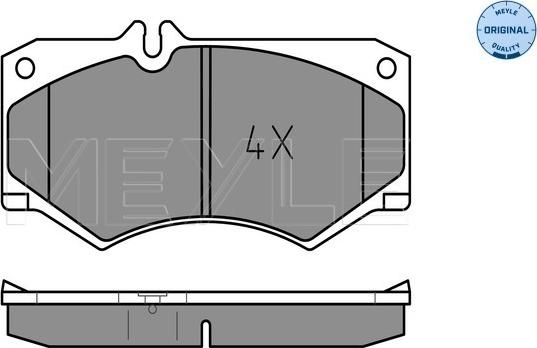 Meyle 025 207 8418 - Bremžu uzliku kompl., Disku bremzes autospares.lv