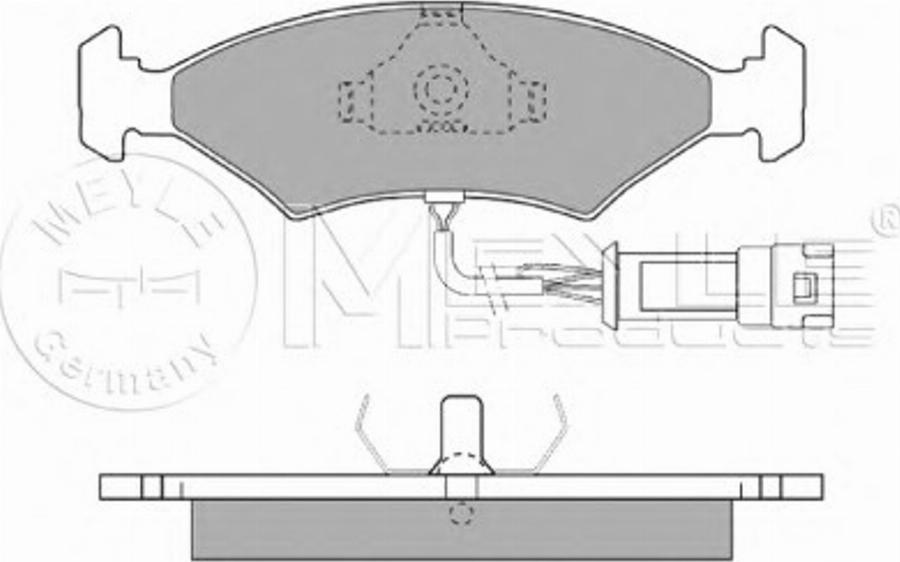 Meyle 0252078318W - Bremžu uzliku kompl., Disku bremzes www.autospares.lv