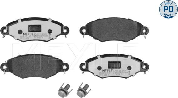 Meyle 025 219 8018/PD - Bremžu uzliku kompl., Disku bremzes autospares.lv