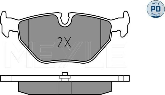 Meyle 025 219 3417/PD - Bremžu uzliku kompl., Disku bremzes www.autospares.lv