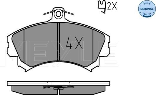 Meyle 025 219 2015 - Bremžu uzliku kompl., Disku bremzes autospares.lv