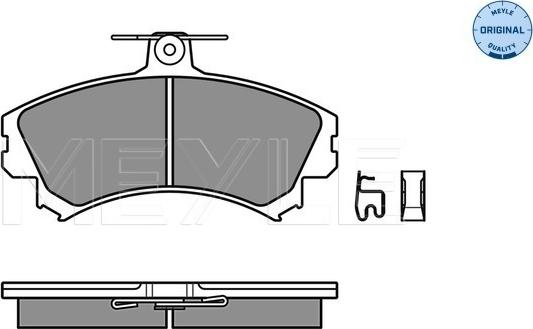 Meyle 025 219 2017 - Bremžu uzliku kompl., Disku bremzes www.autospares.lv