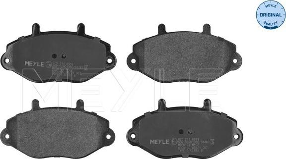 Meyle 025 214 6918 - Bremžu uzliku kompl., Disku bremzes www.autospares.lv