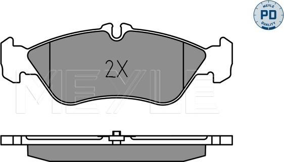 Meyle 025 215 9218/PD - Bremžu uzliku kompl., Disku bremzes www.autospares.lv