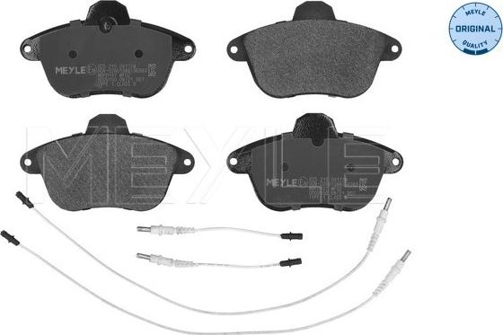 Meyle 025 215 0417/W - Bremžu uzliku kompl., Disku bremzes www.autospares.lv