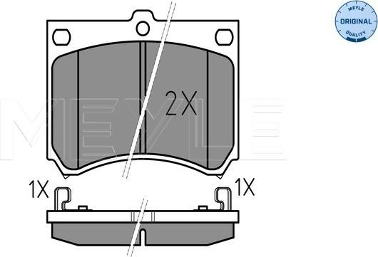 Meyle 025 215 3915 - Bremžu uzliku kompl., Disku bremzes autospares.lv