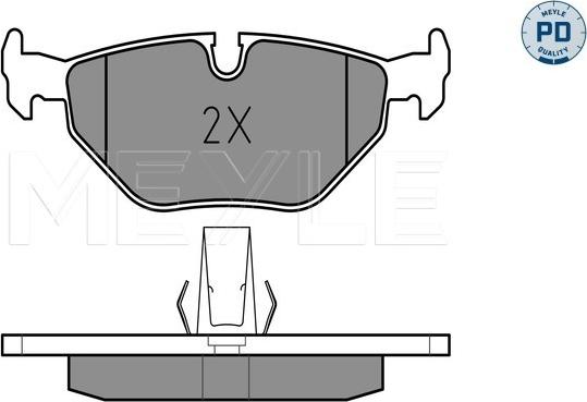 Meyle 025 216 9117/PD - Bremžu uzliku kompl., Disku bremzes www.autospares.lv