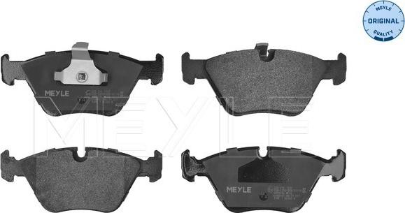 Meyle 025 216 7720 - Brake Pad Set, disc brake www.autospares.lv