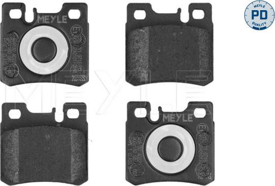 Meyle 025 211 9715/PD - Bremžu uzliku kompl., Disku bremzes www.autospares.lv