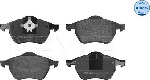 Meyle 025 218 4819 - Brake Pad Set, disc brake www.autospares.lv