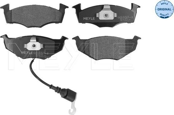 Meyle 025 218 6817/W - Brake Pad Set, disc brake www.autospares.lv