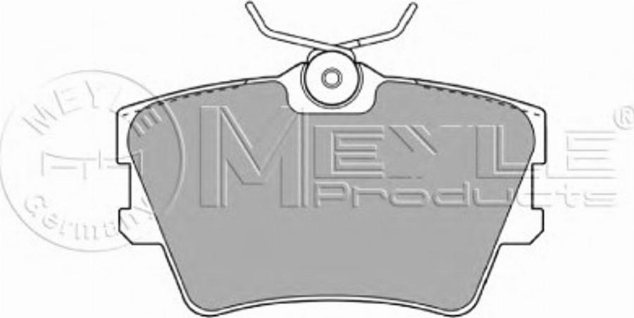 Meyle 025 218 8217 - Bremžu uzliku kompl., Disku bremzes www.autospares.lv