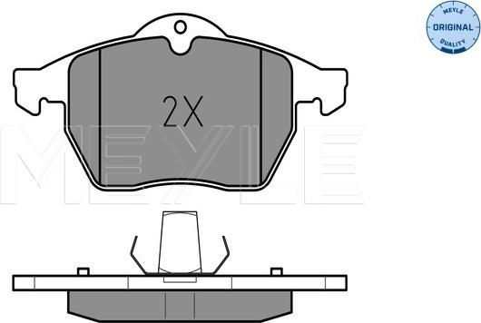 Meyle 025 218 2919 - Тормозные колодки, дисковые, комплект www.autospares.lv