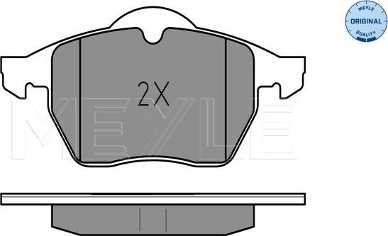 Meyle 025 218 2919 - Brake Pad Set, disc brake www.autospares.lv