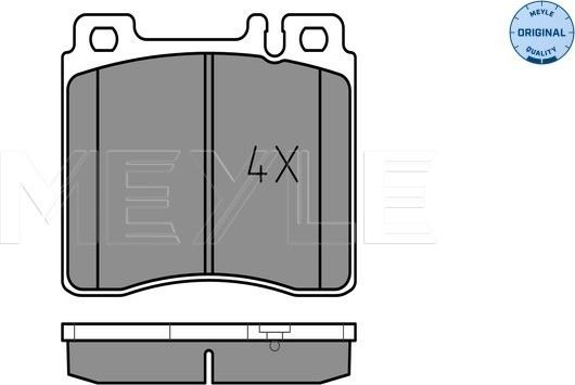 Meyle 025 213 0318 - Bremžu uzliku kompl., Disku bremzes www.autospares.lv