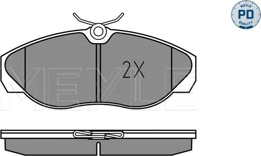 Meyle 025 217 9719/PD - Bremžu uzliku kompl., Disku bremzes www.autospares.lv