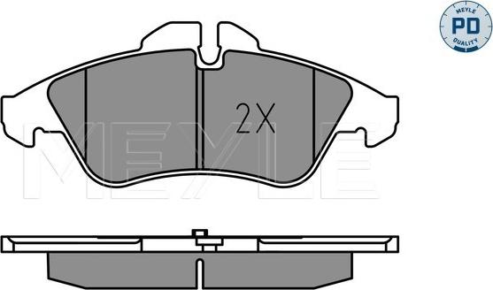 Meyle 025 239 9020/PD - Bremžu uzliku kompl., Disku bremzes www.autospares.lv