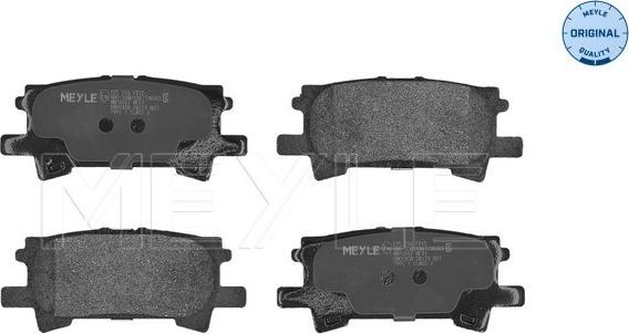 Meyle 025 239 6715 - Bremžu uzliku kompl., Disku bremzes www.autospares.lv