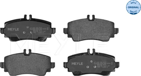 Meyle 025 239 0319 - Brake Pad Set, disc brake autospares.lv