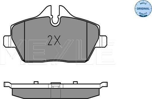 Meyle 025 239 1517 - Bremžu uzliku kompl., Disku bremzes www.autospares.lv