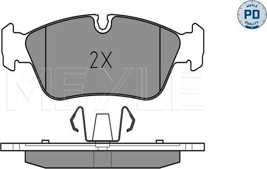 Meyle 025 239 3517/PD - Bremžu uzliku kompl., Disku bremzes www.autospares.lv