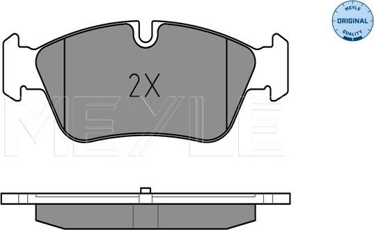 Meyle 025 239 3517 - Bremžu uzliku kompl., Disku bremzes autospares.lv