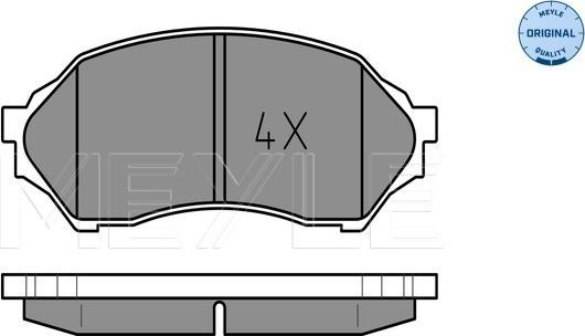 Meyle 025 234 9016 - Bremžu uzliku kompl., Disku bremzes www.autospares.lv