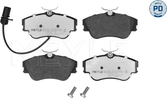 Meyle 025 234 4519/PD - Bremžu uzliku kompl., Disku bremzes www.autospares.lv