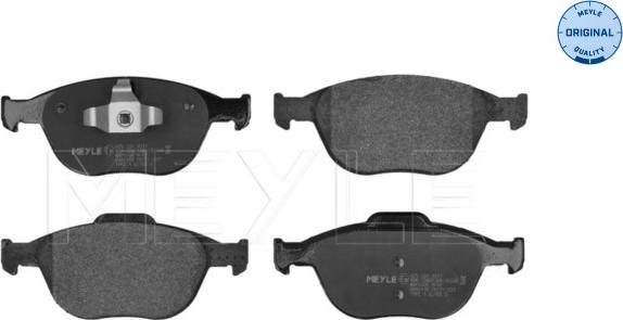 Meyle 025 234 4017 - Brake Pad Set, disc brake www.autospares.lv