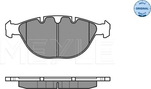 Meyle 025 234 4821 - Bremžu uzliku kompl., Disku bremzes www.autospares.lv