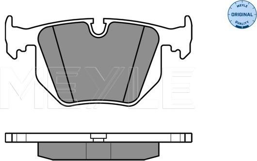 Meyle 025 234 4717 - Bremžu uzliku kompl., Disku bremzes www.autospares.lv