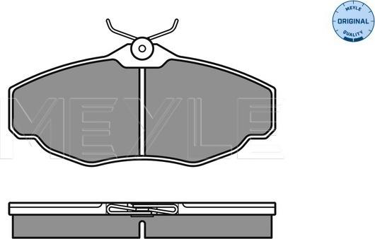 Meyle 025 234 5219 - Brake Pad Set, disc brake www.autospares.lv